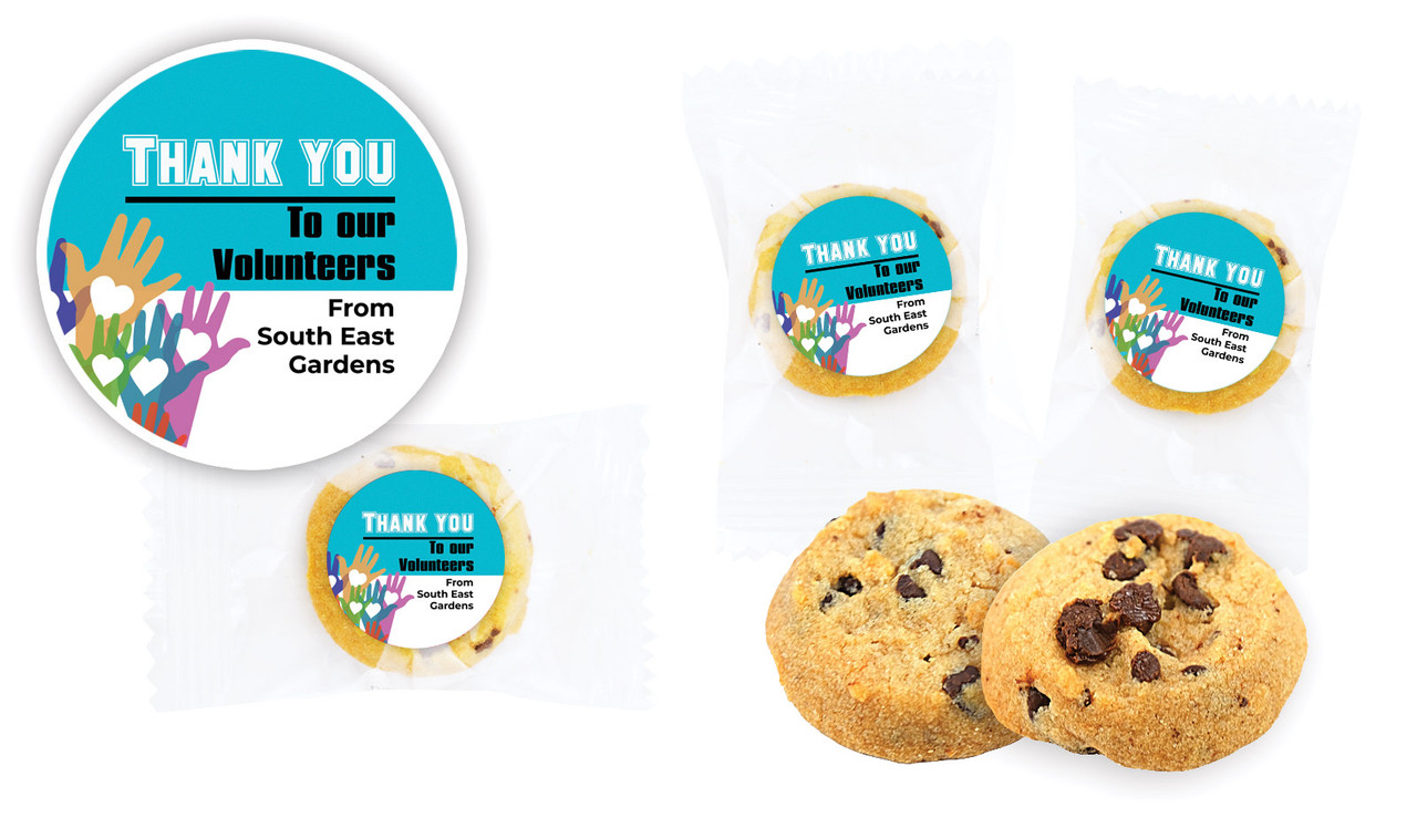 Hands Up National Volunteer Week Bite-Size Cookie 5g