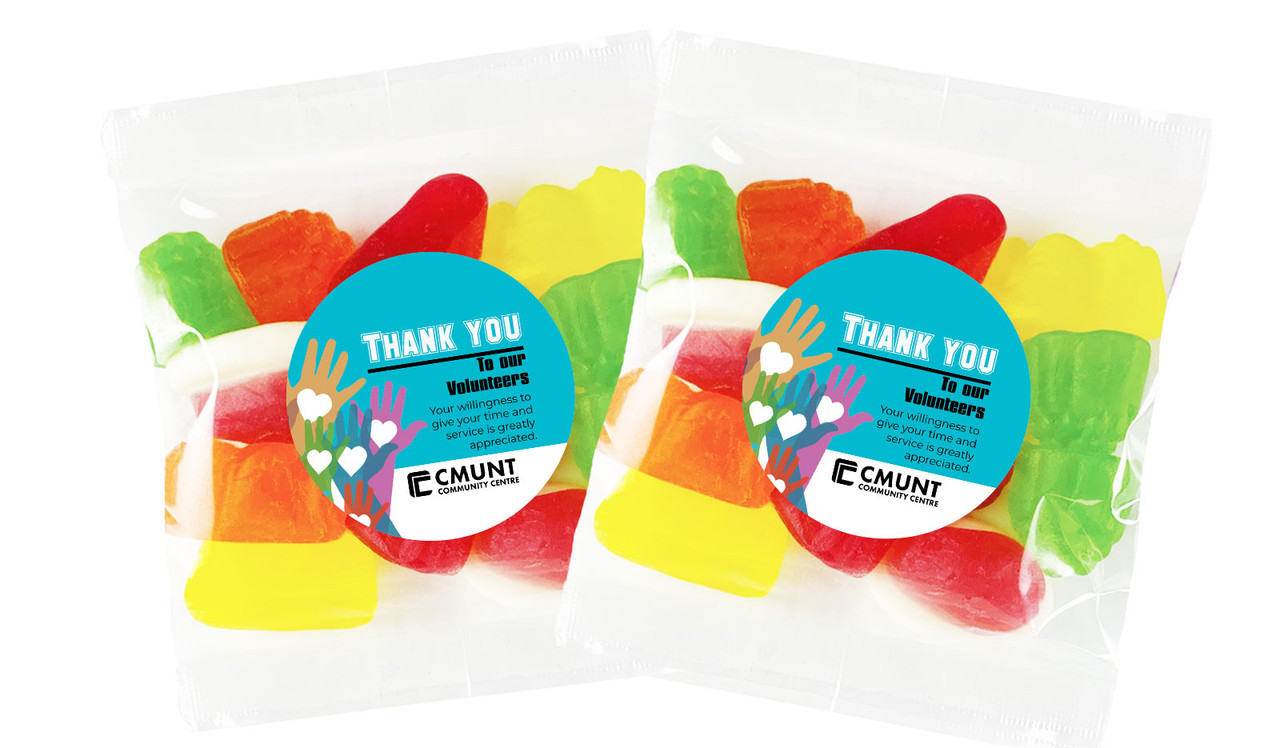 Hands Up National Volunteer Week Personalised Lolly Bag