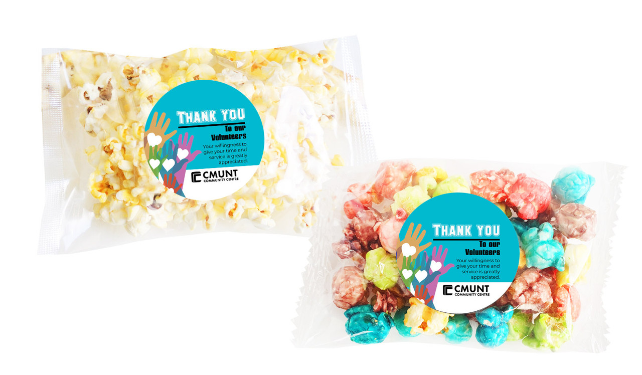 Hands Up National Volunteer Week Personalised Popcorn Bag