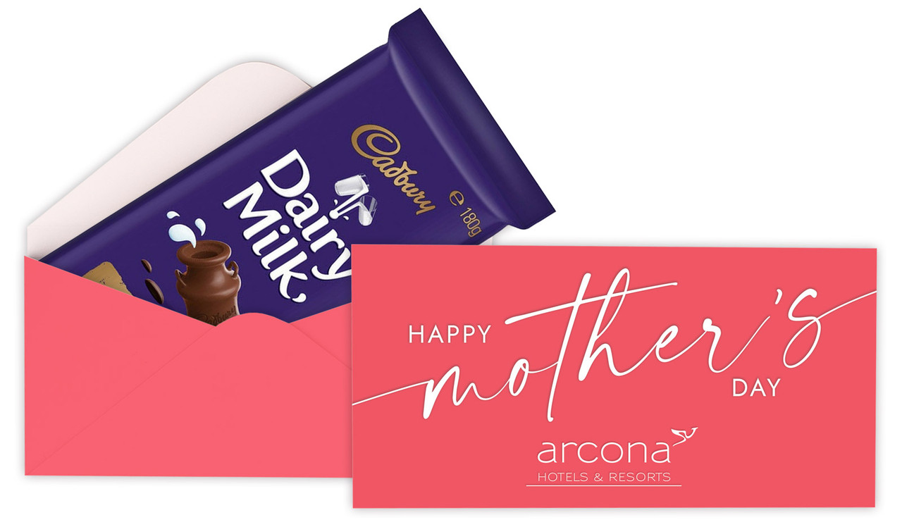 Watermelon Pink Mothers Day Personalised Cadbury Bar Box (Box Only)