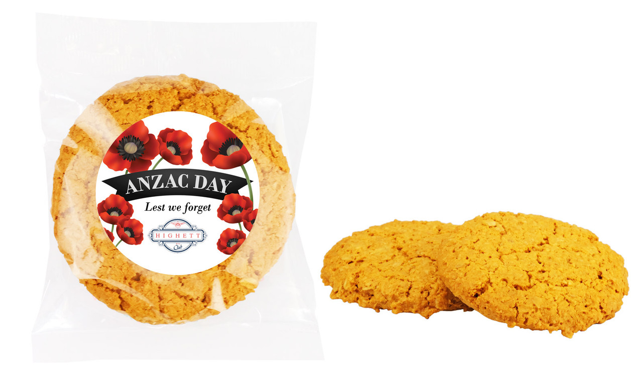 Giant 10cm Cafe-Style Anzac Biscuit (Pack Of 12)