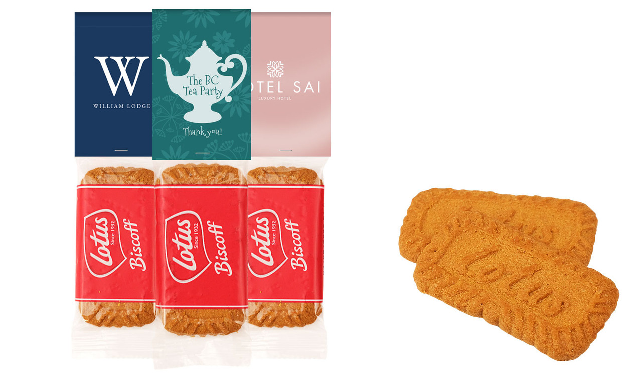Biscoff Biscuit (Vegan-Friendly) With Custom Topper (300-Pack)