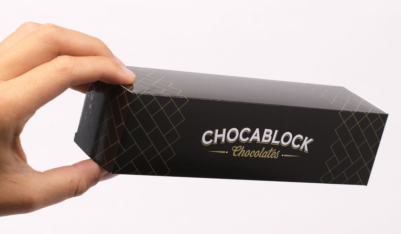 Model holding Oreo Box for display purposes