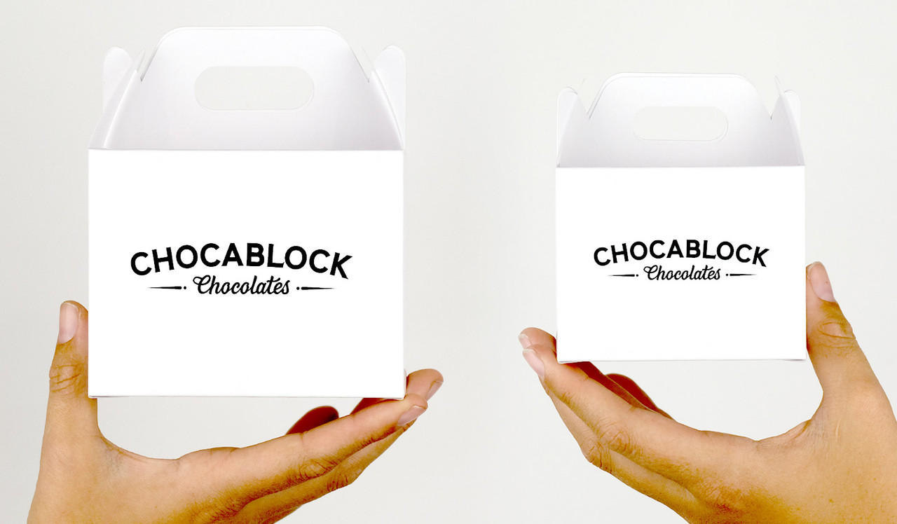 Real-life size comparison of regular and large gable boxes