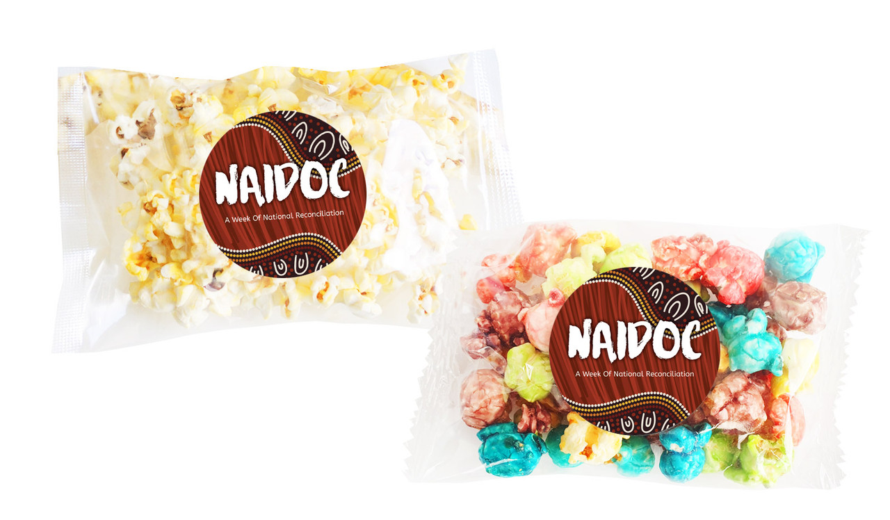 Flowing Indigenous National NAIDOC Week Personalised Popcorn Bag