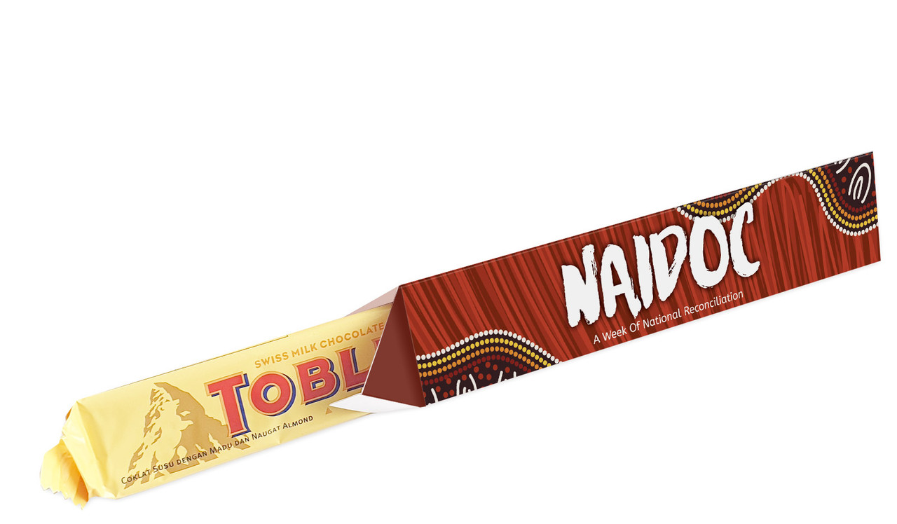 Flowing Indigenous NAIDOC Week Toblerone Bar In A Box