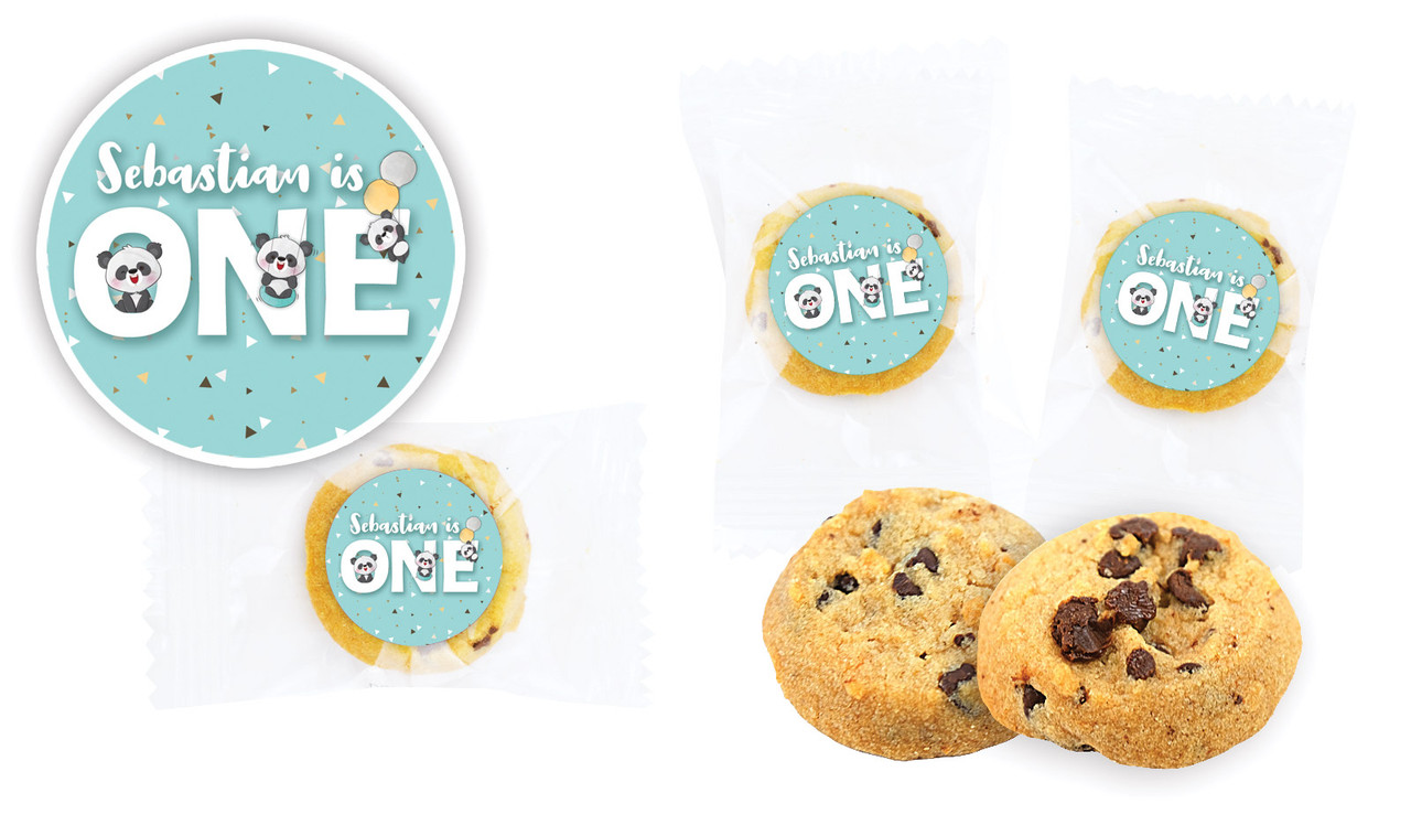 Panda 1st Birthday Bite-Size Cookie 5g