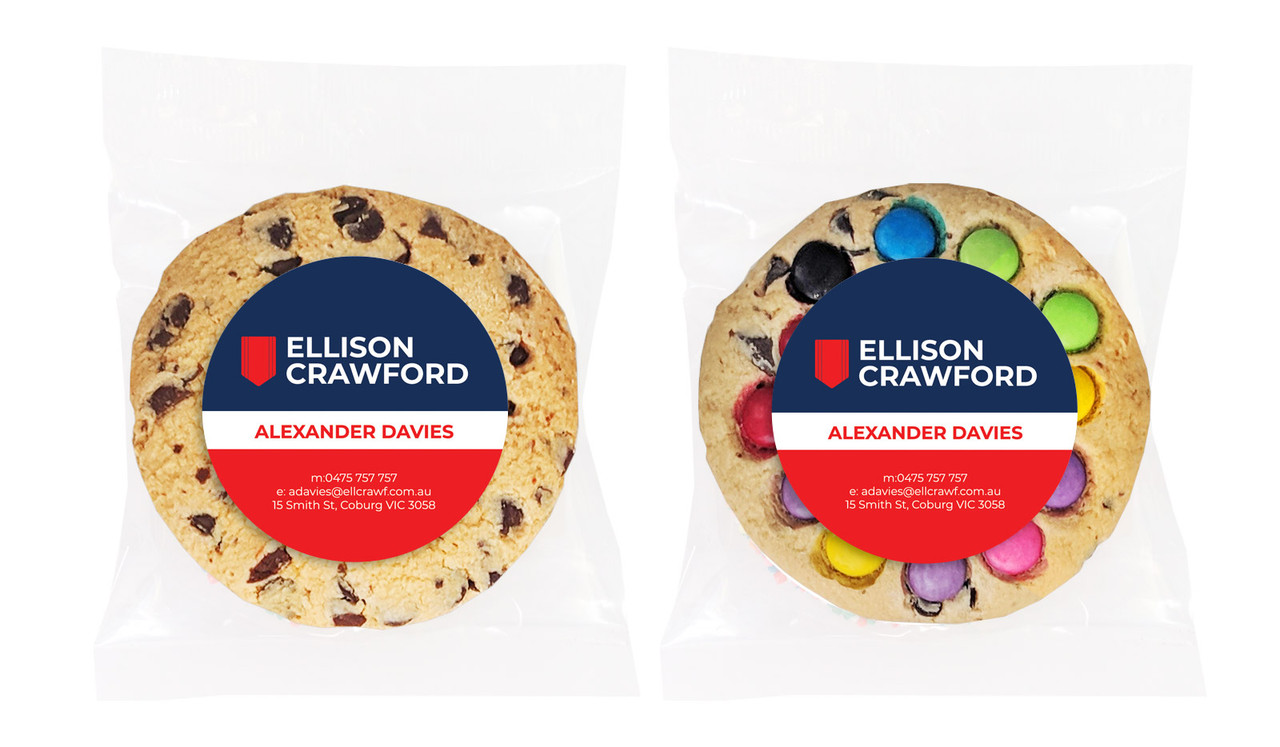 Any  real estate branding you like on your cookie label