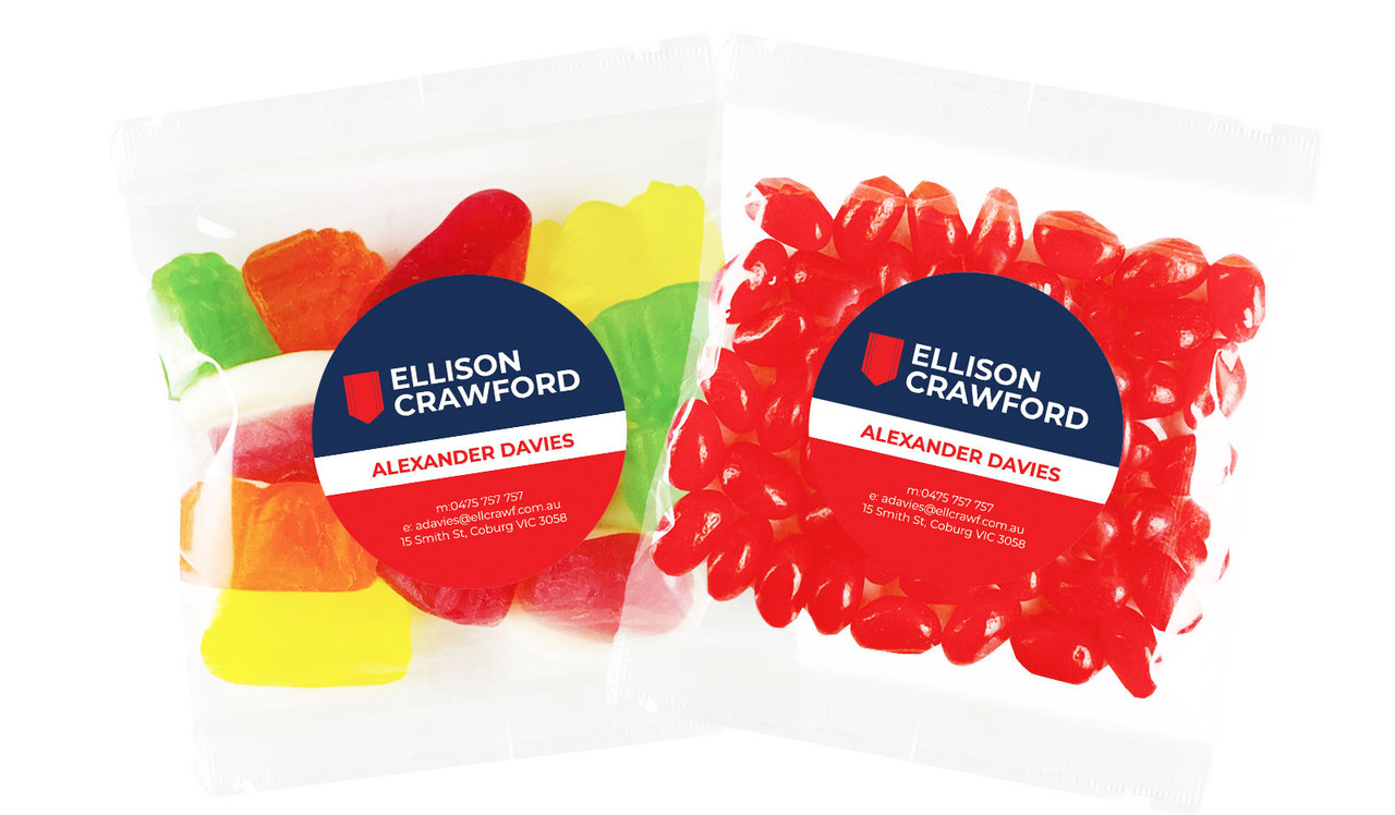 Jelly beans or mixed lolly bags