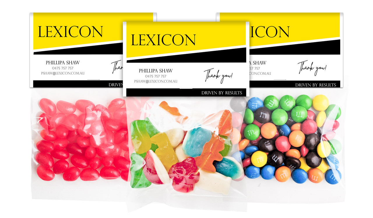 Real Estate Lolly Bags With Branded Topper (Choice Of Filling)