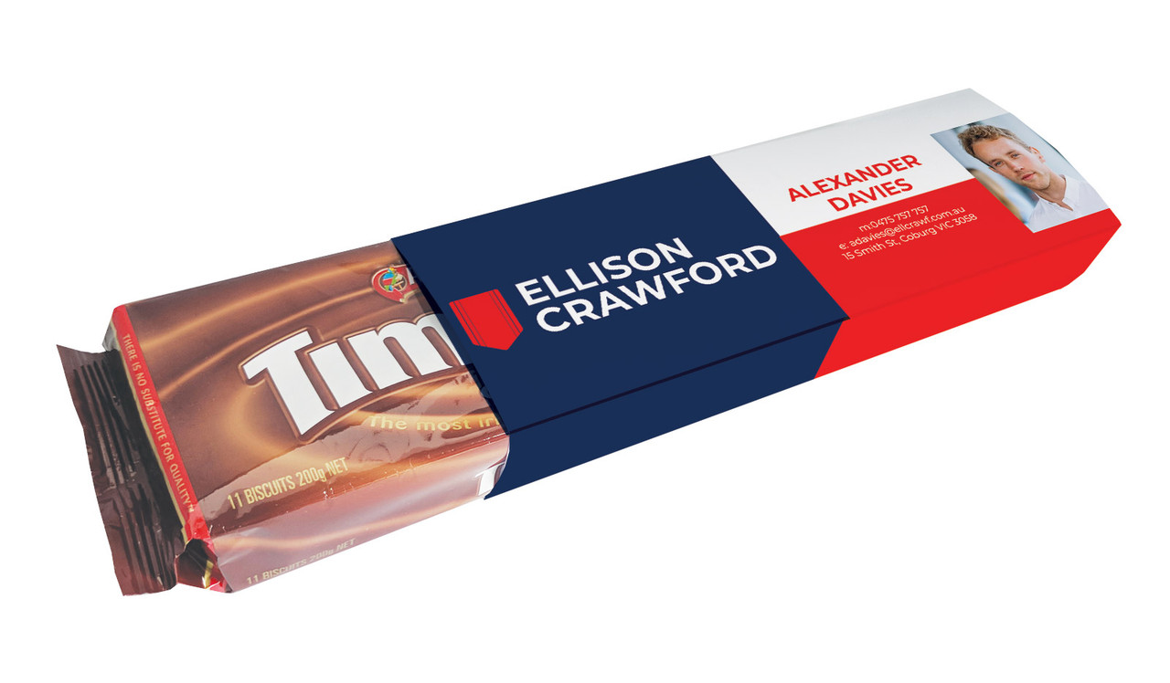 TimTams TM With Branded Sleeve For Real Estate