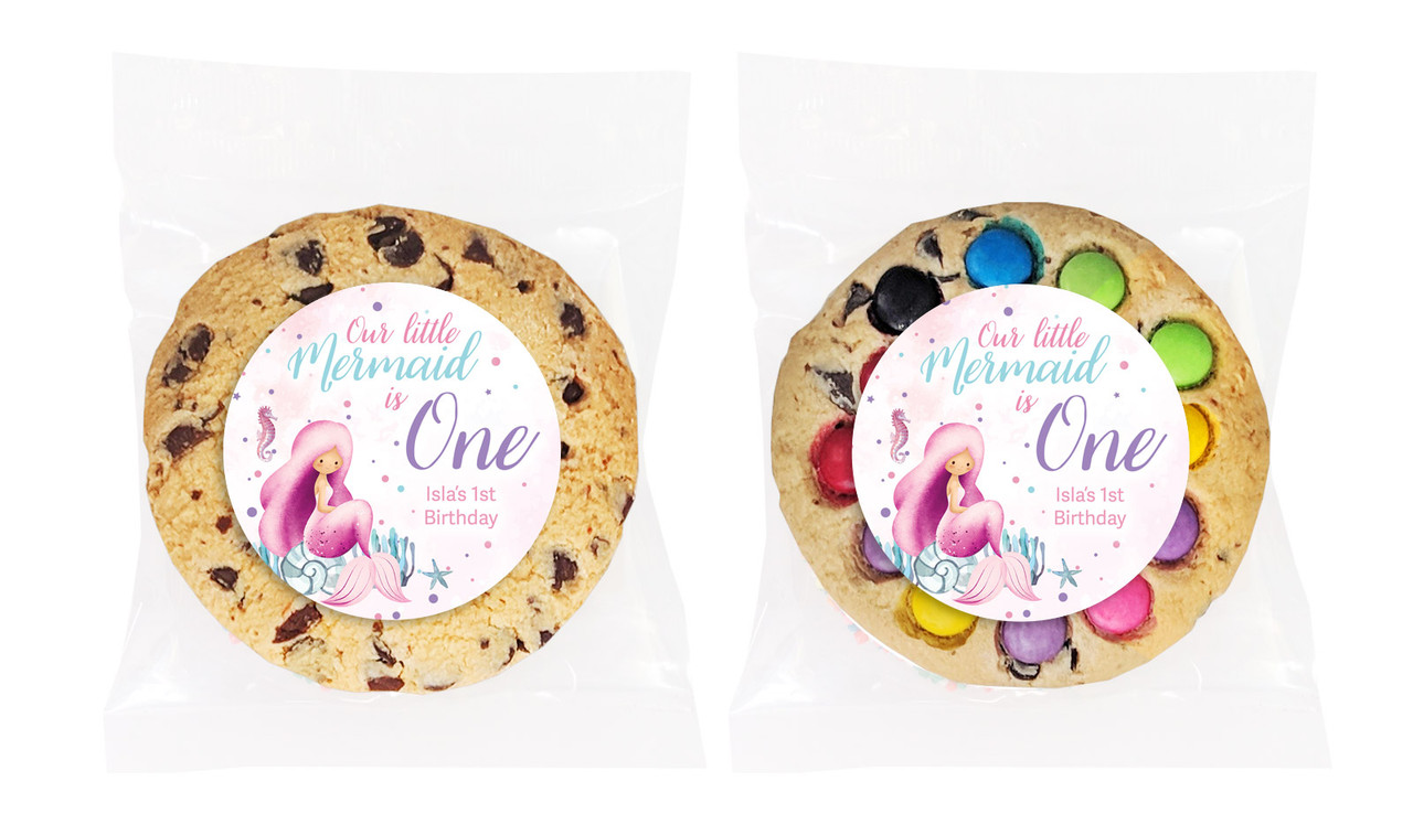 Oneder The Sea Personalised 1st Birthday Cookie