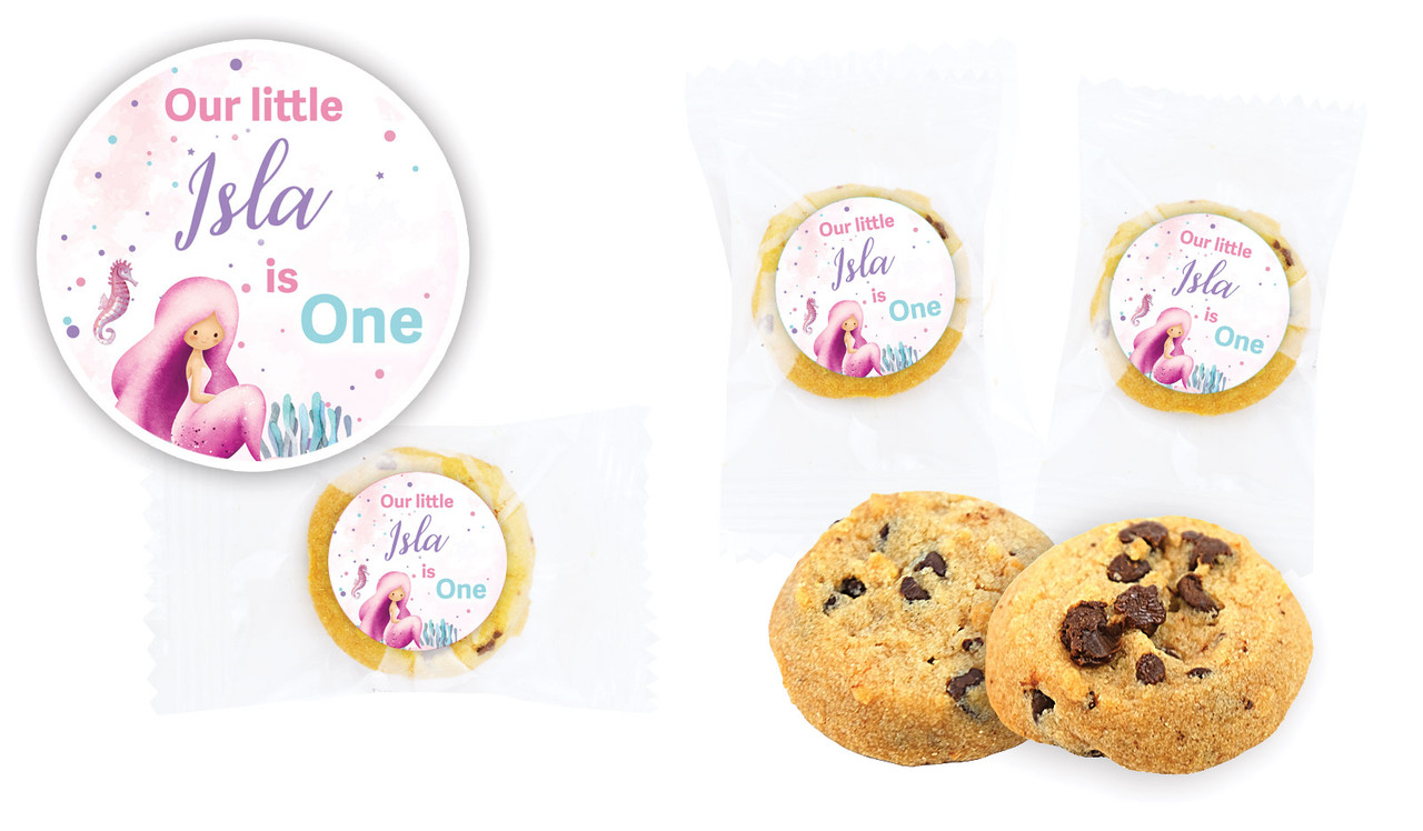 Oneder The Sea Personalised 1st Birthday Bite-Size Cookie 5g