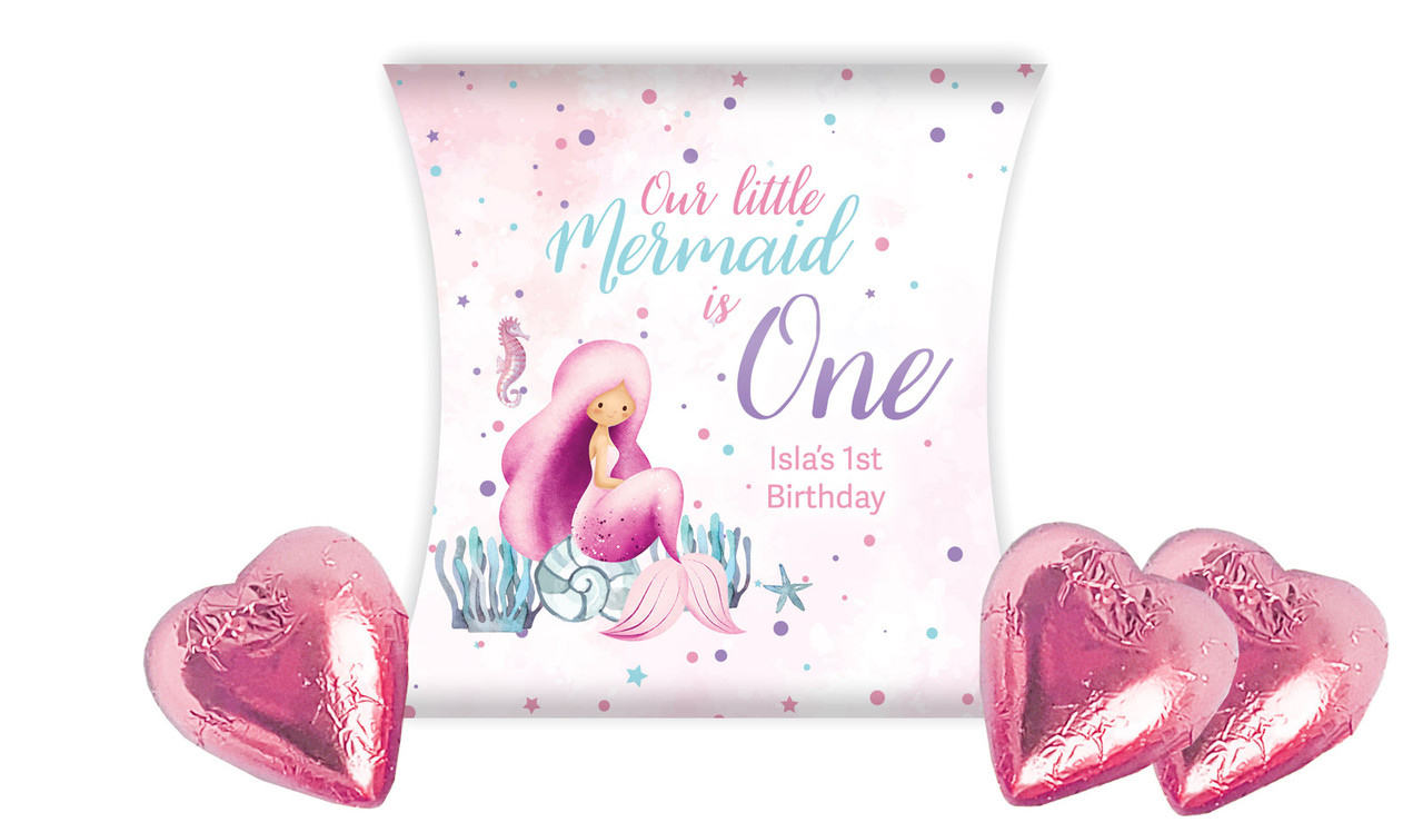 Oneder The Sea Personalised 1st Birthday Party Pillow Boxes