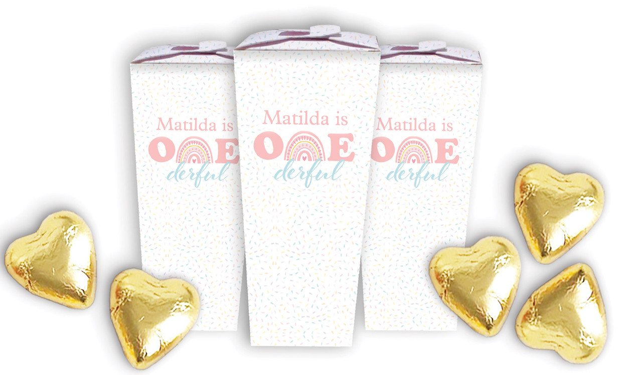 Oneder Rainbow Personalised 1st Birthday Chocabox