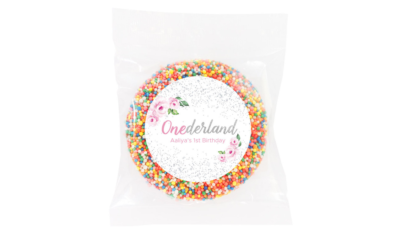 Onederful Personalised 1st Birthday Giant Chocolate Freckle