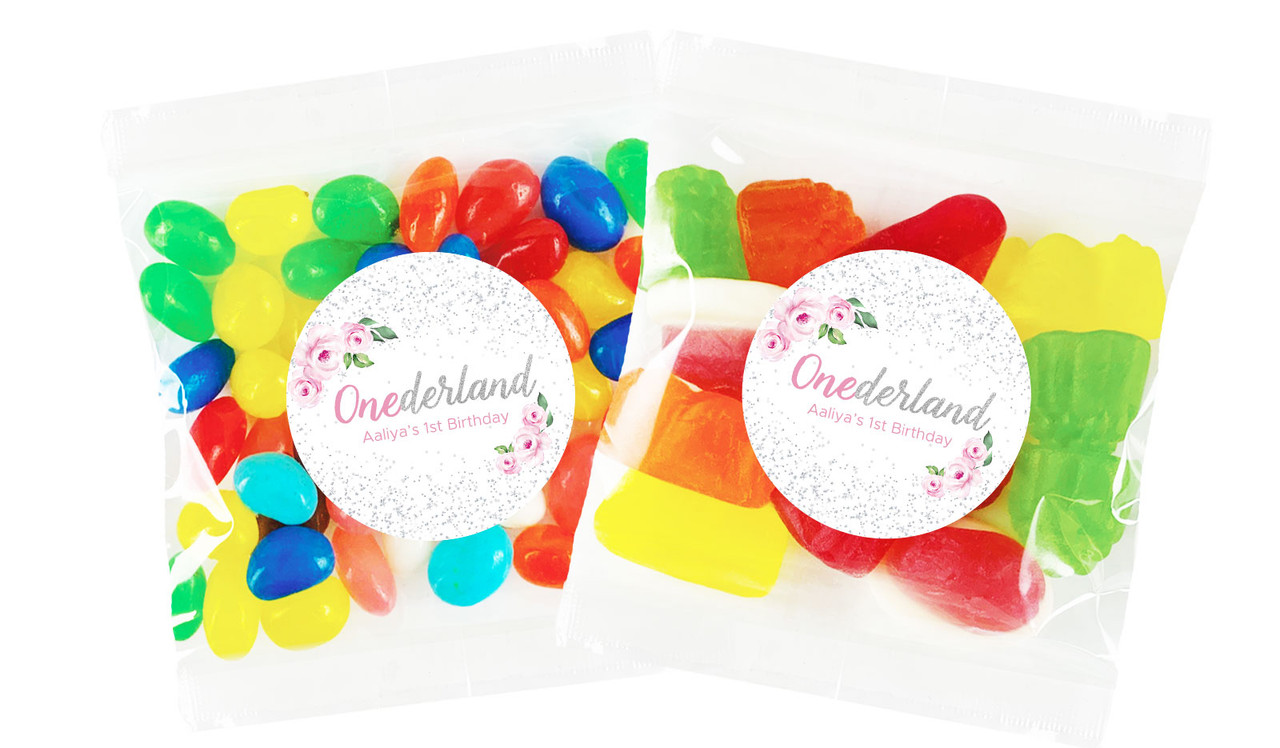 Onederland Personalised 1st Birthday Lolly Bag (Choice Of Fillings)