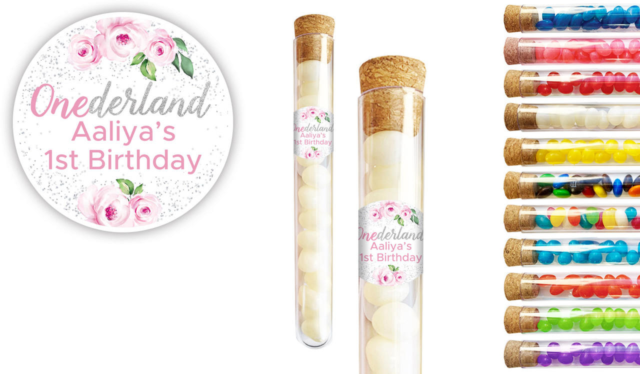 Onederful Personalised 1st Birthday Party Test Tubes