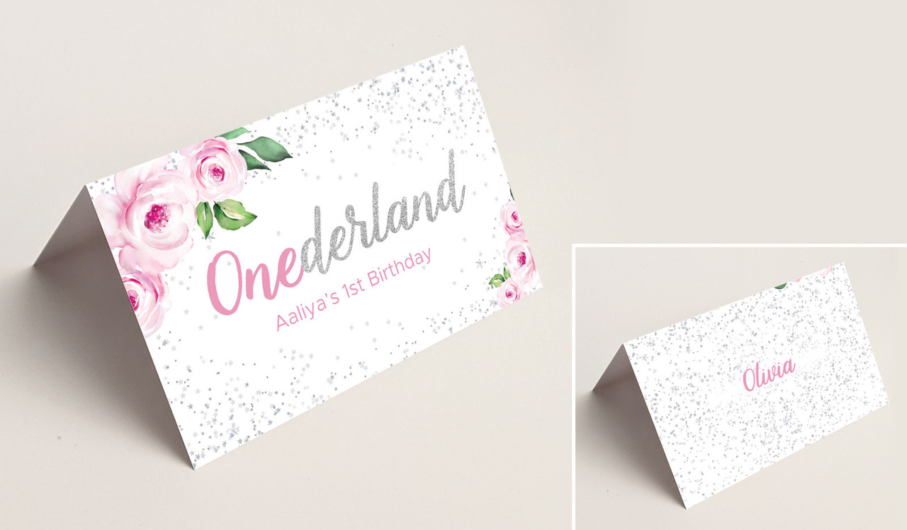 Onederful Personalised 1st Birthday Place Card