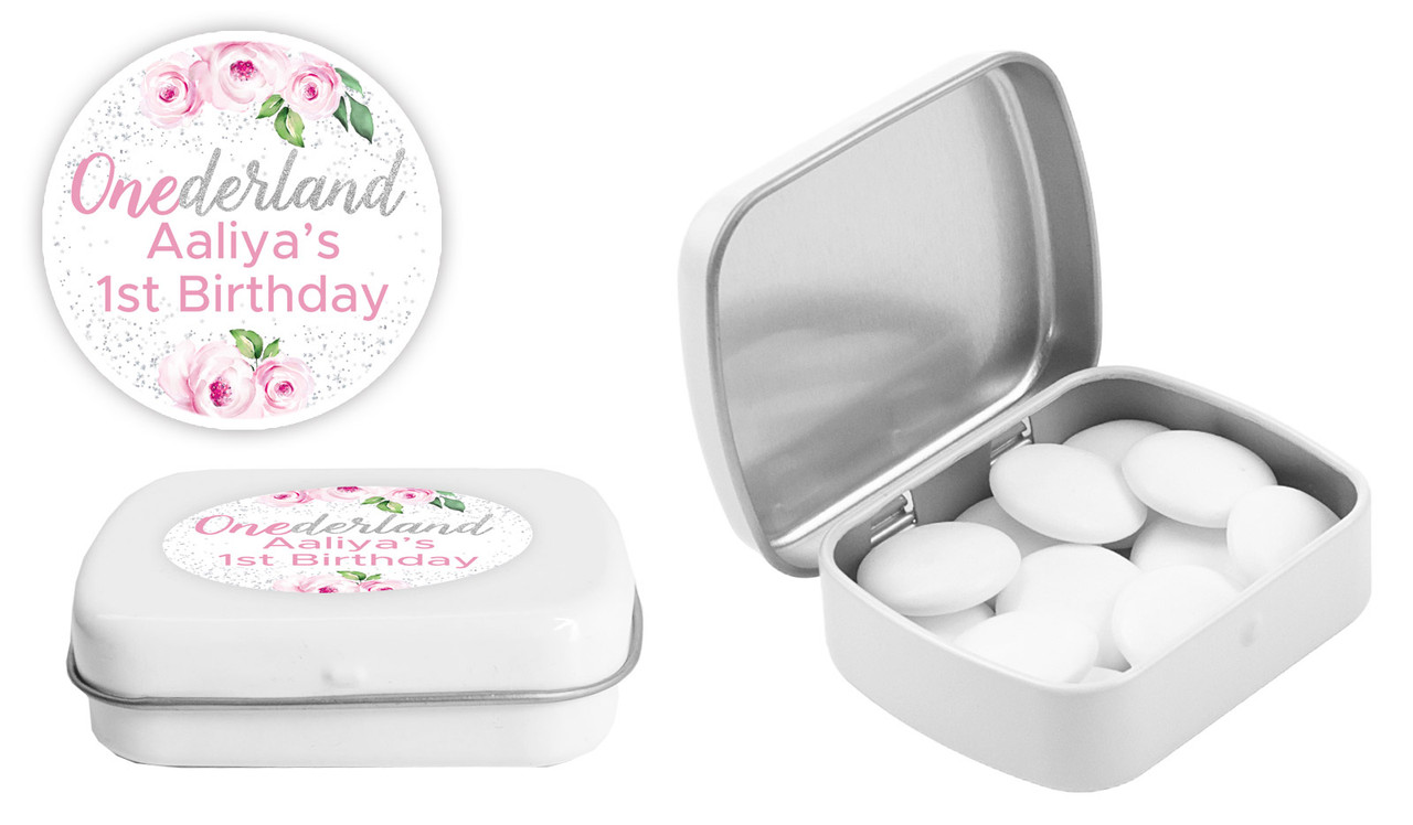 Onederful Personalised 1st Birthday Mint Tin