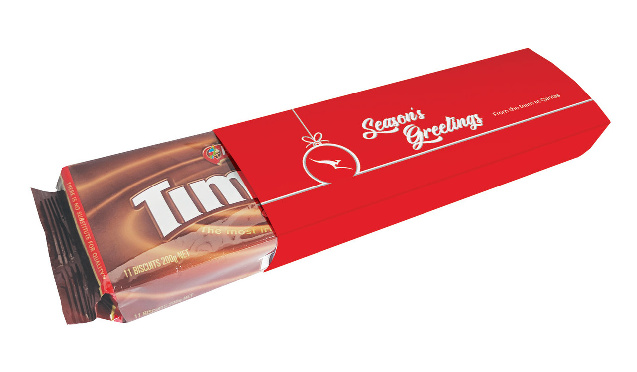 Bauble Outline Christmas Customised Packet Of TimTams TM