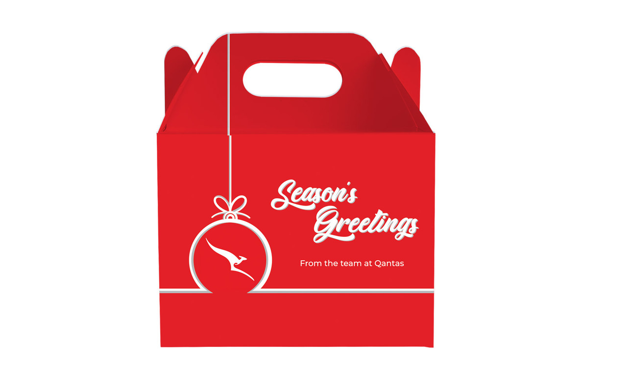 Bauble Outline Personalised Gable Favour Box