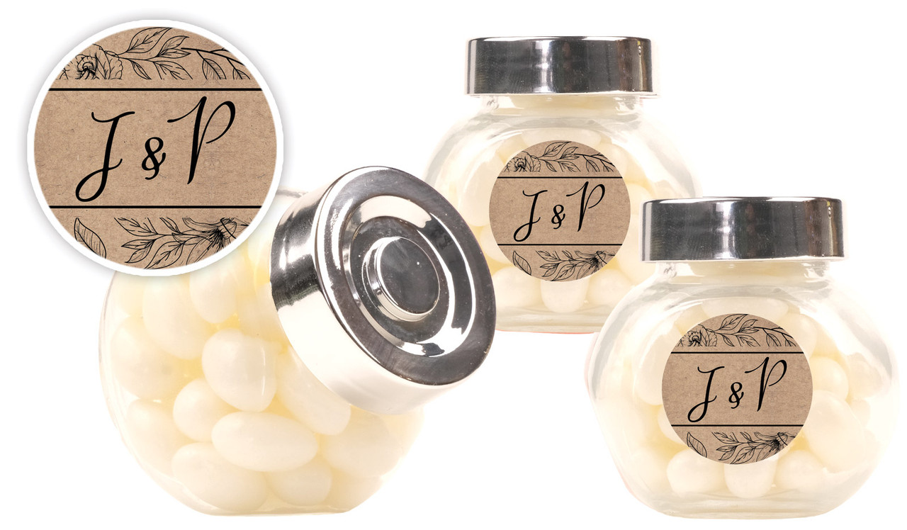 Location Centric Wedding Personalised Mini Candy Jar
