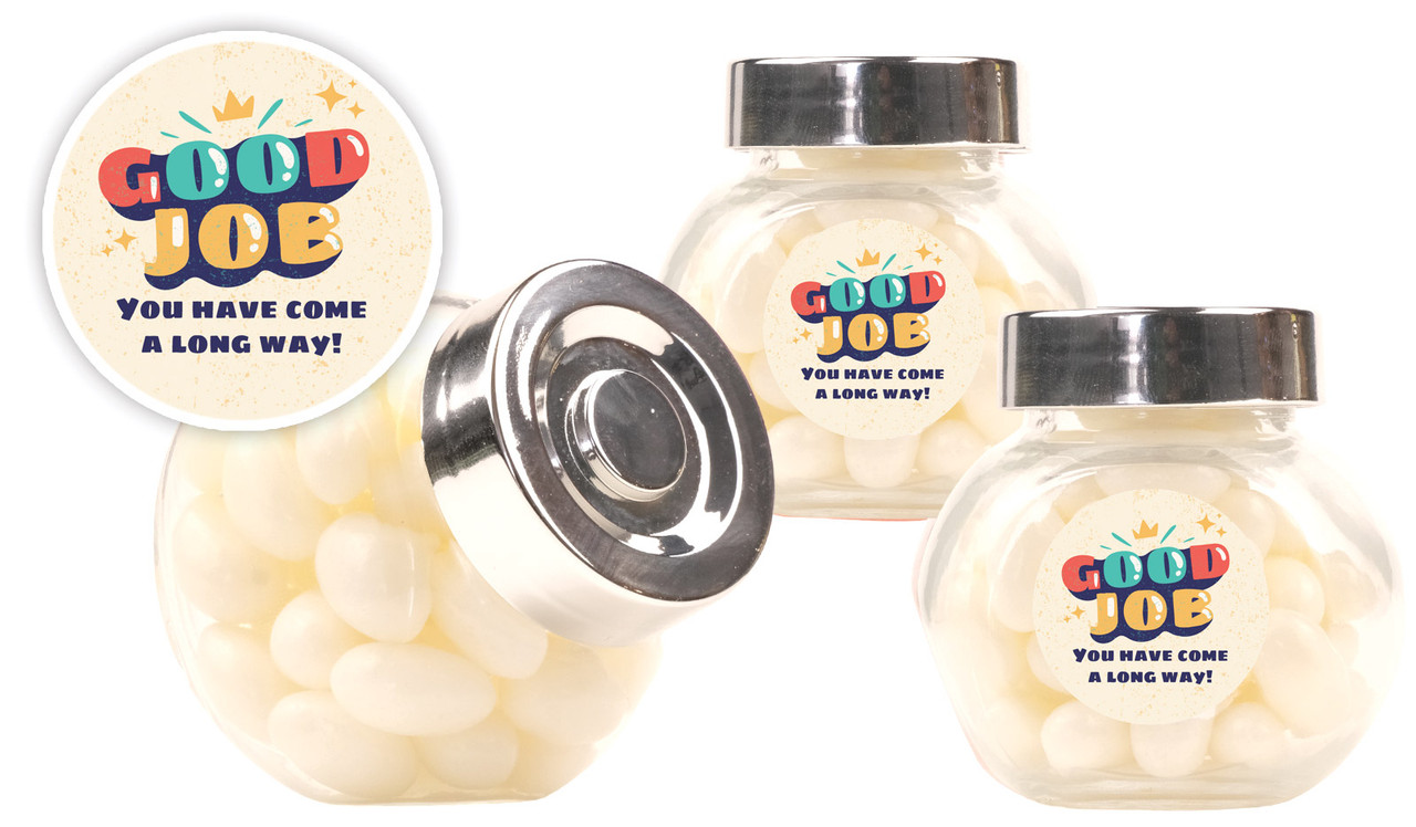 Old School Congratulations Personalised Mini Candy Jar