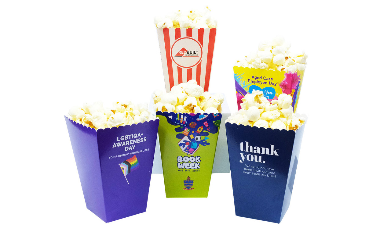 Personalised Popcorn Boxes - Regular Size 10cm