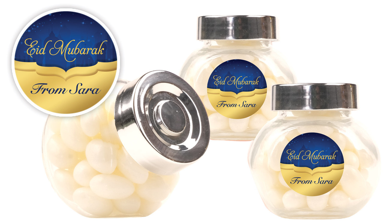 Gold City Eid Personalised Mini Candy Jar