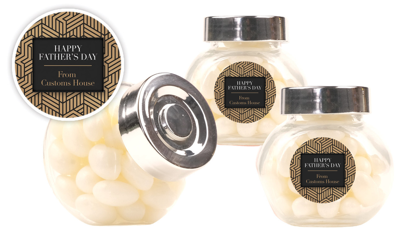 Deco Fathers Day Personalised Mini Candy Jar