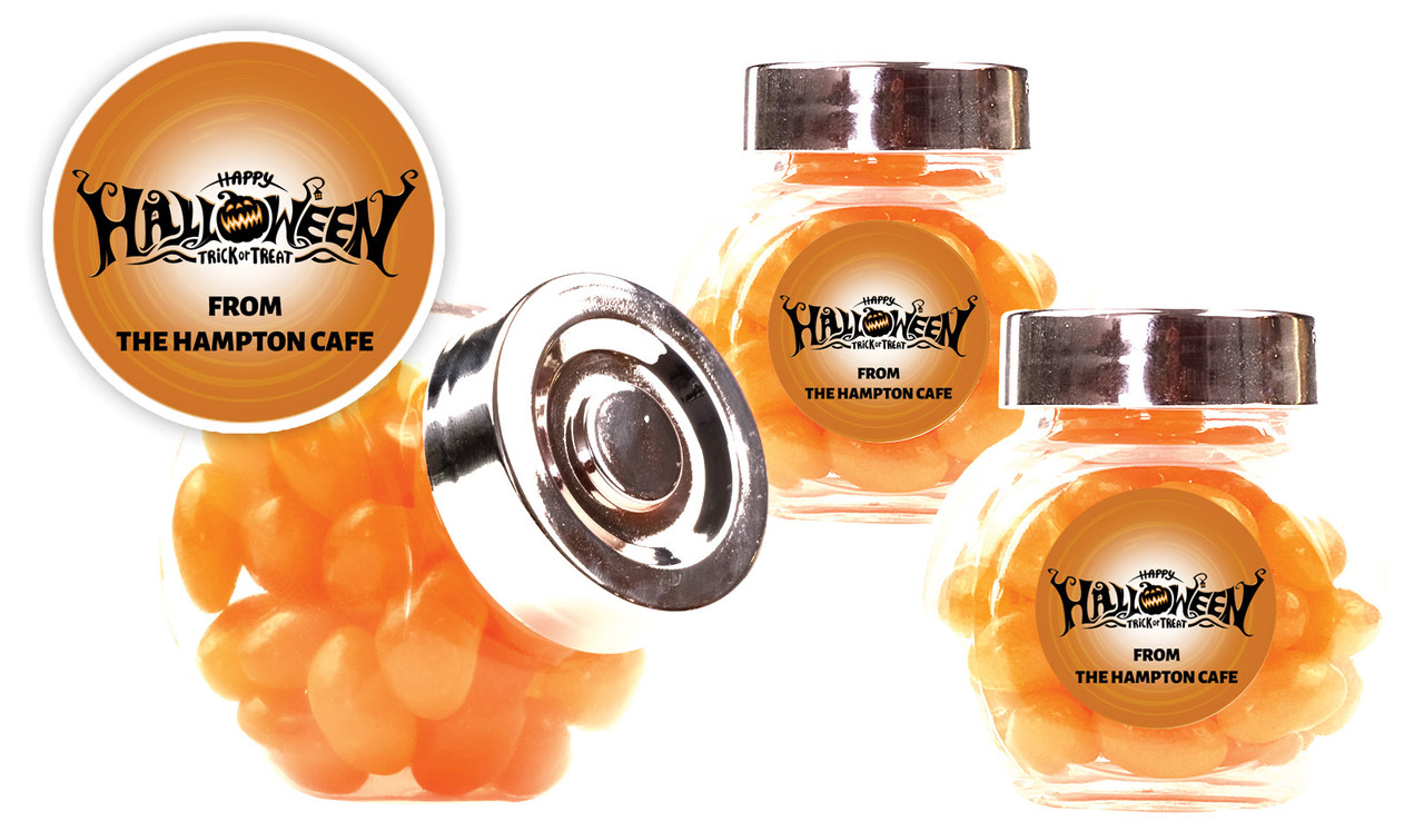 Halloween Script Halloween Personalised Mini Candy Jar