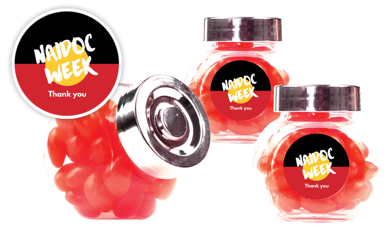 Flowing Indigenous Aboriginal NAIDOC Custom Mini Candy Jar