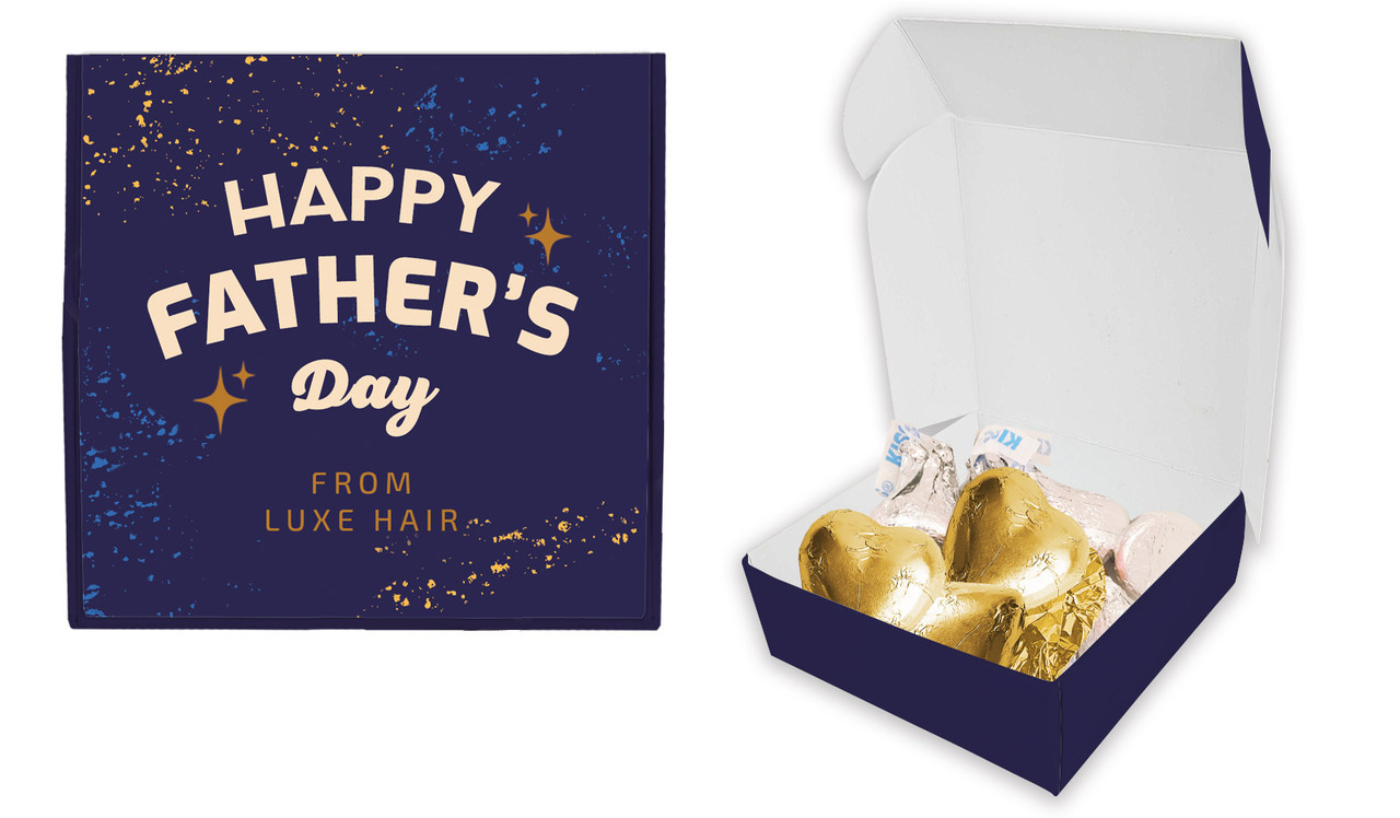 Night Sky Fathers Day Personalised Hugs And Kisses Box