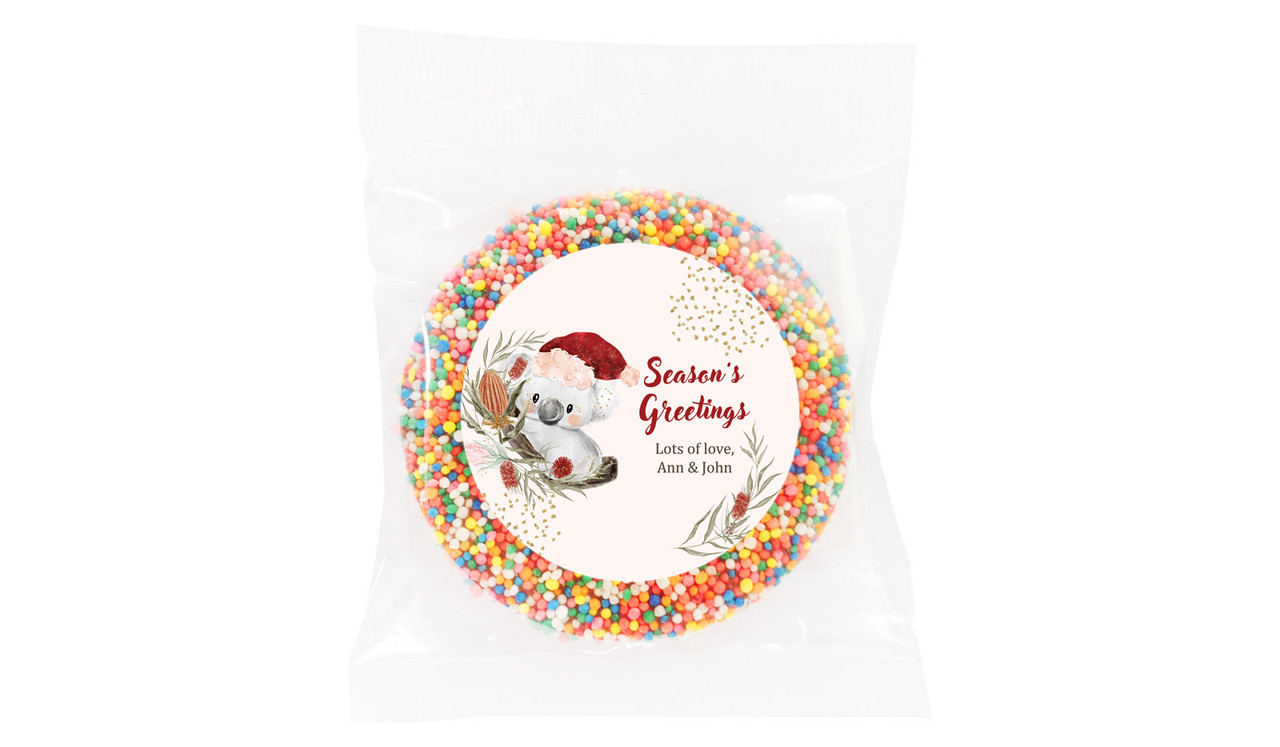 Koala Christmas Custom Giant Chocolate Freckles