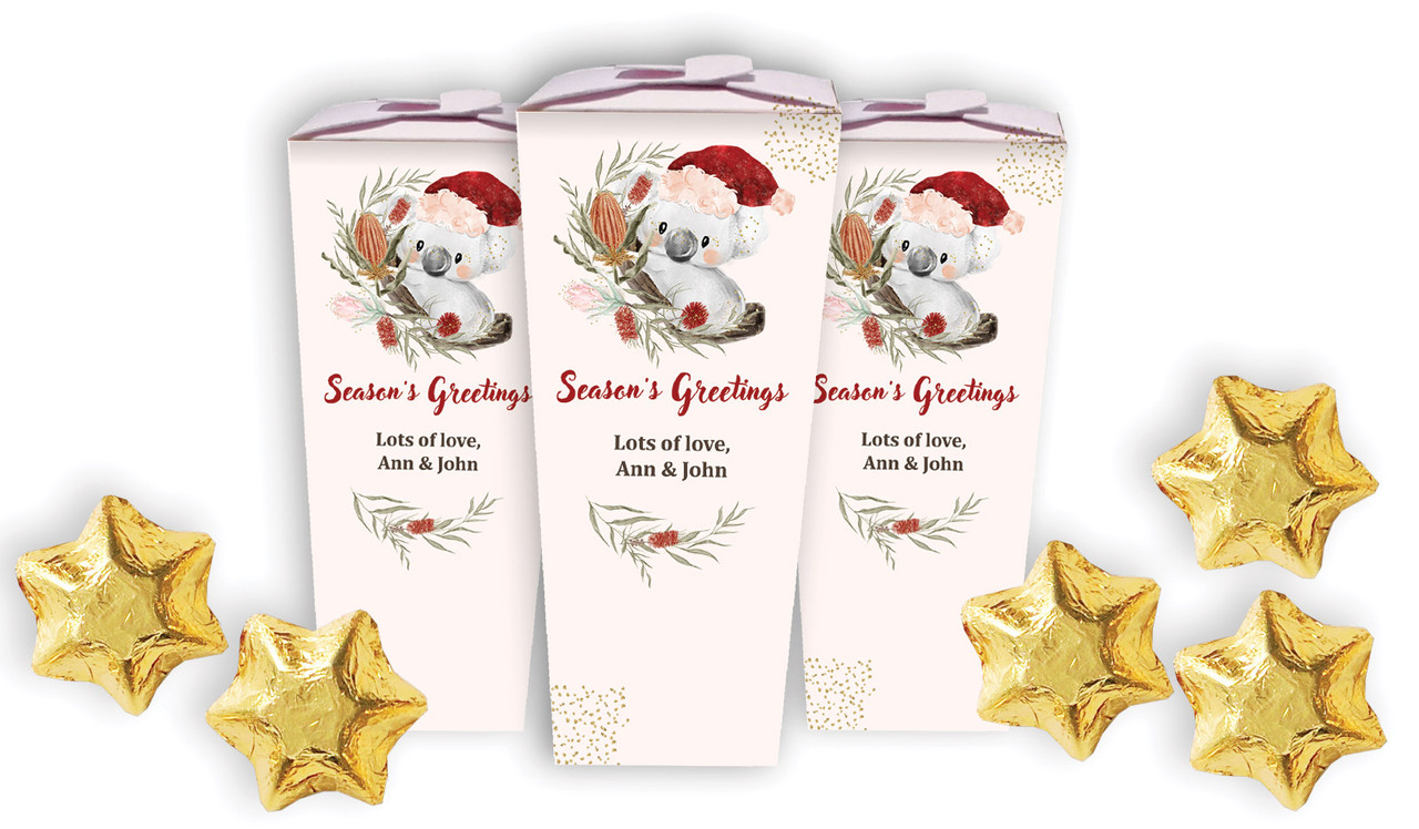 Koala Christmas Personalised Chocabox