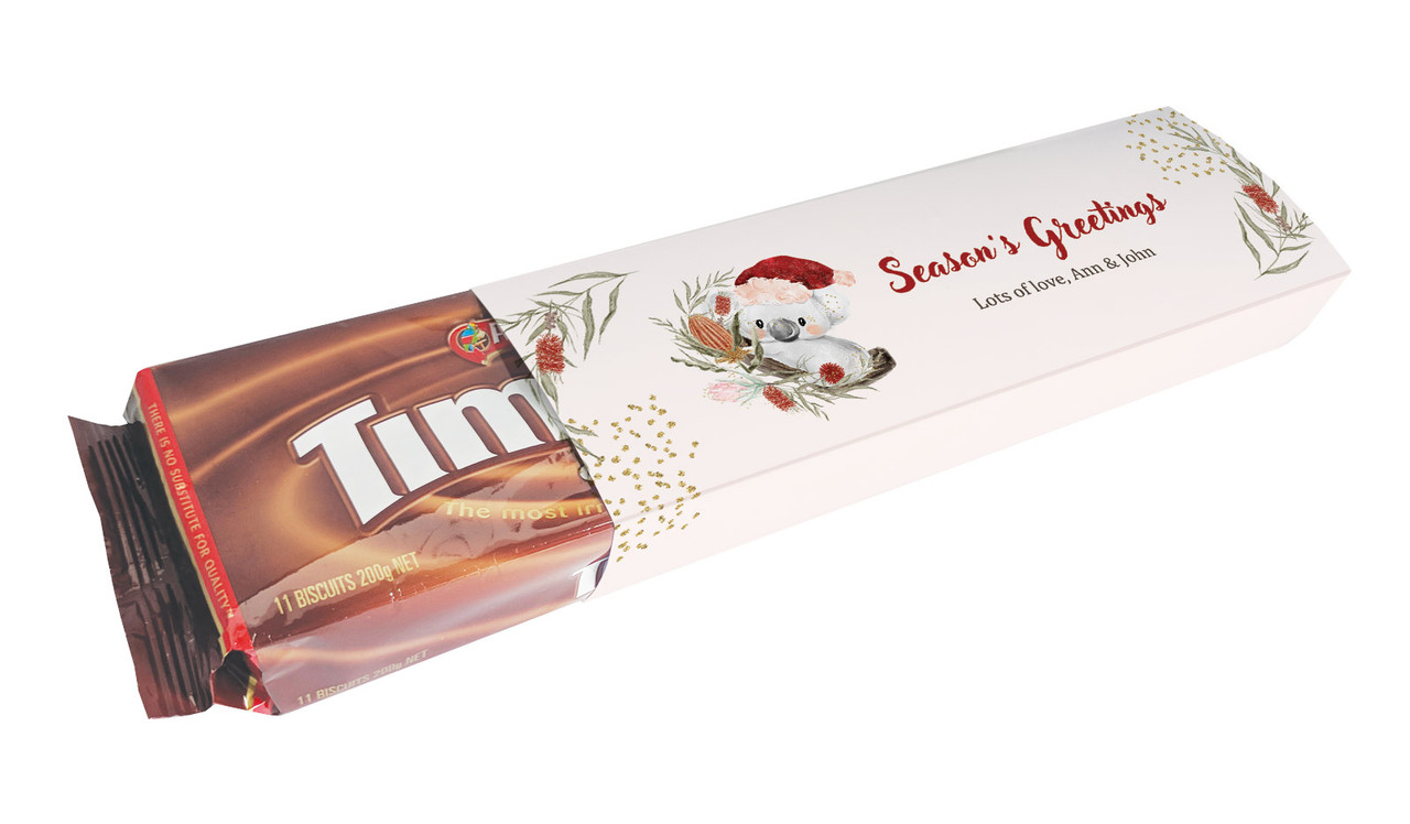 Koala Christmas Customised Packet Of TimTams TM