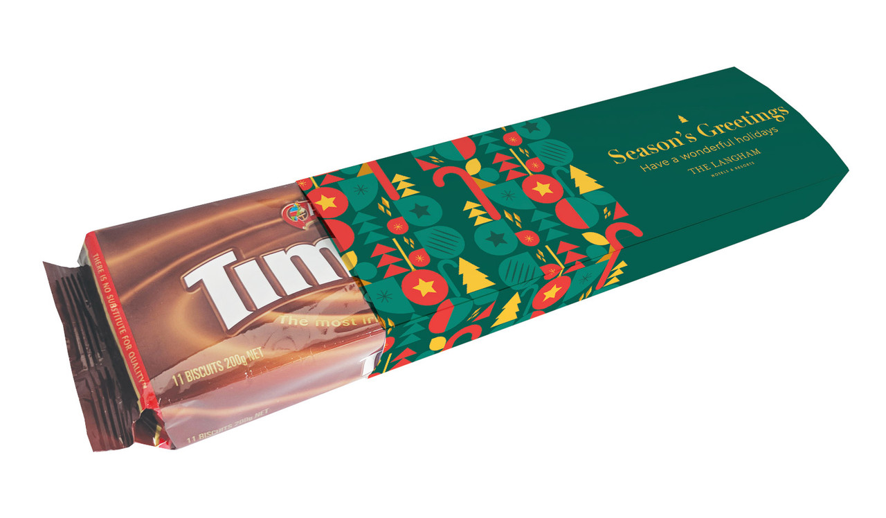 Bright And Merry Christmas Customised Packet Of TimTams TM