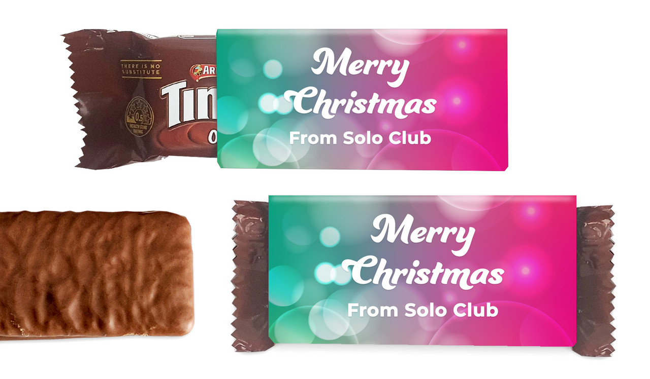 Gleaming Christmas Individual TimTam TM (Box Of 150)