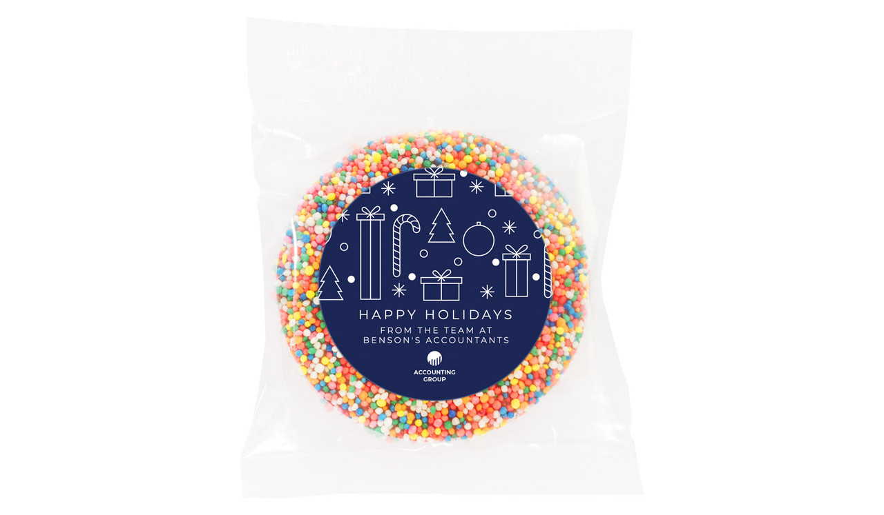 Seasonal Shapes Christmas Custom Giant Chocolate Freckles