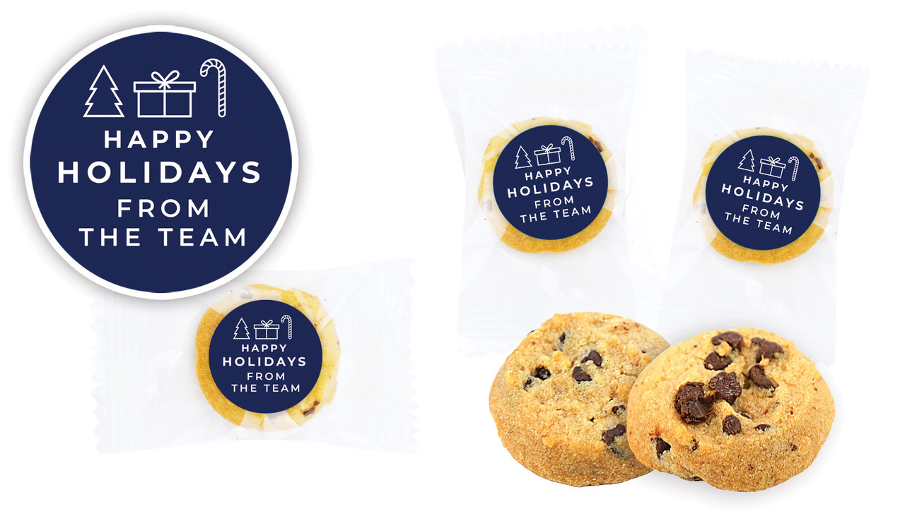 Seasonal Shapes Christmas Bite-Size Personalised Cookie 5g