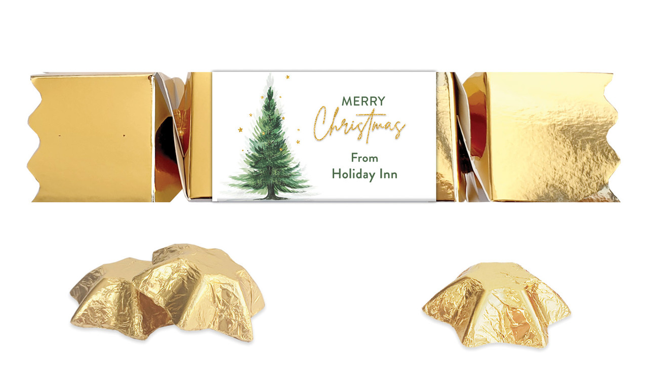 Simple Spruce Christmas Personalised Bon Bon