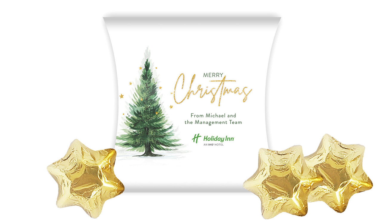 Simple Spruce Christmas Personalised Pillow Boxes