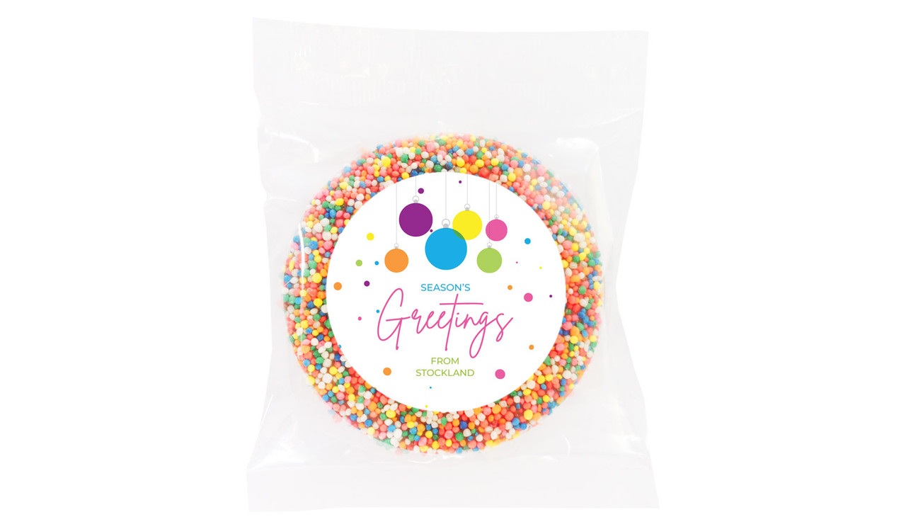 Vivid Baubles Christmas Custom Giant Chocolate Freckles