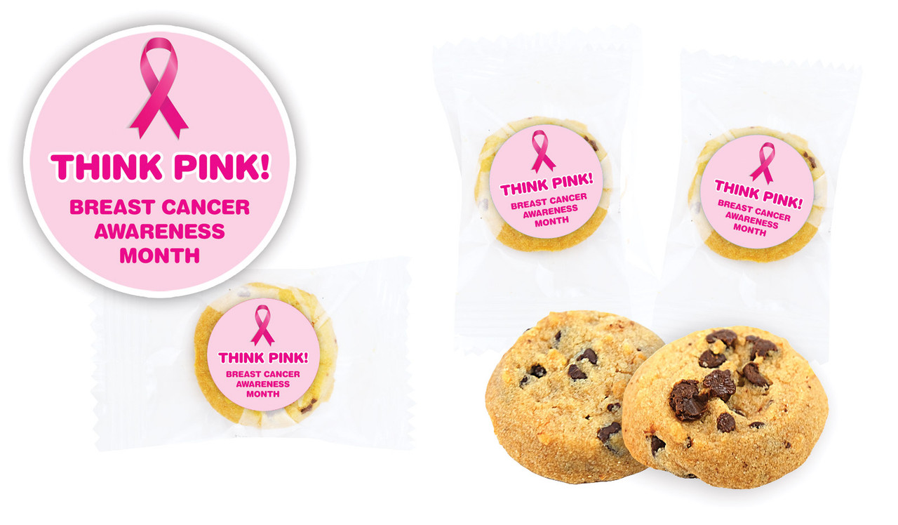 Pink Ribbon Cancer Awareness Bite-Size Cookie 5g