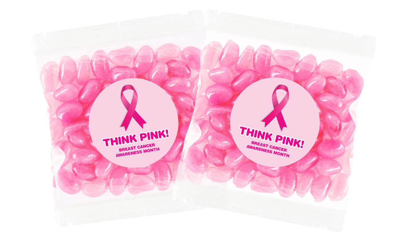Pink Ribbon Cancer Awareness Lolly Bag