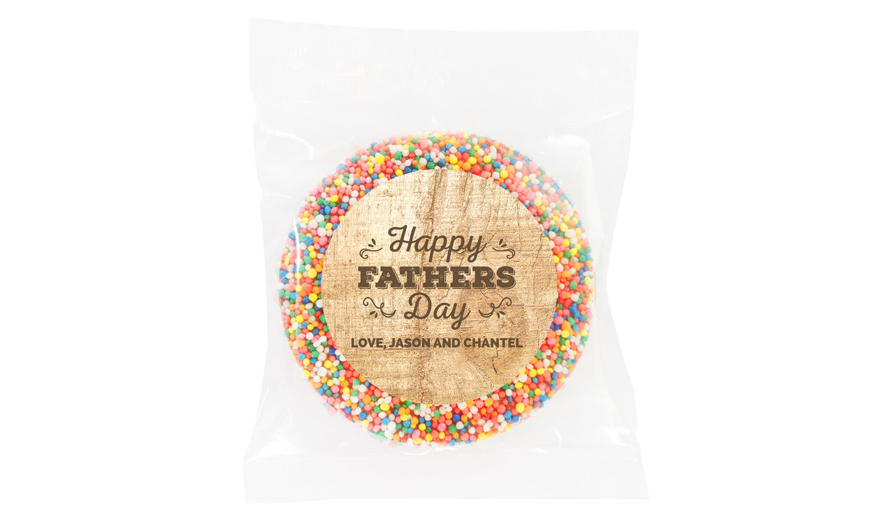 Timber Message Father's Day Personalised Giant Freckle