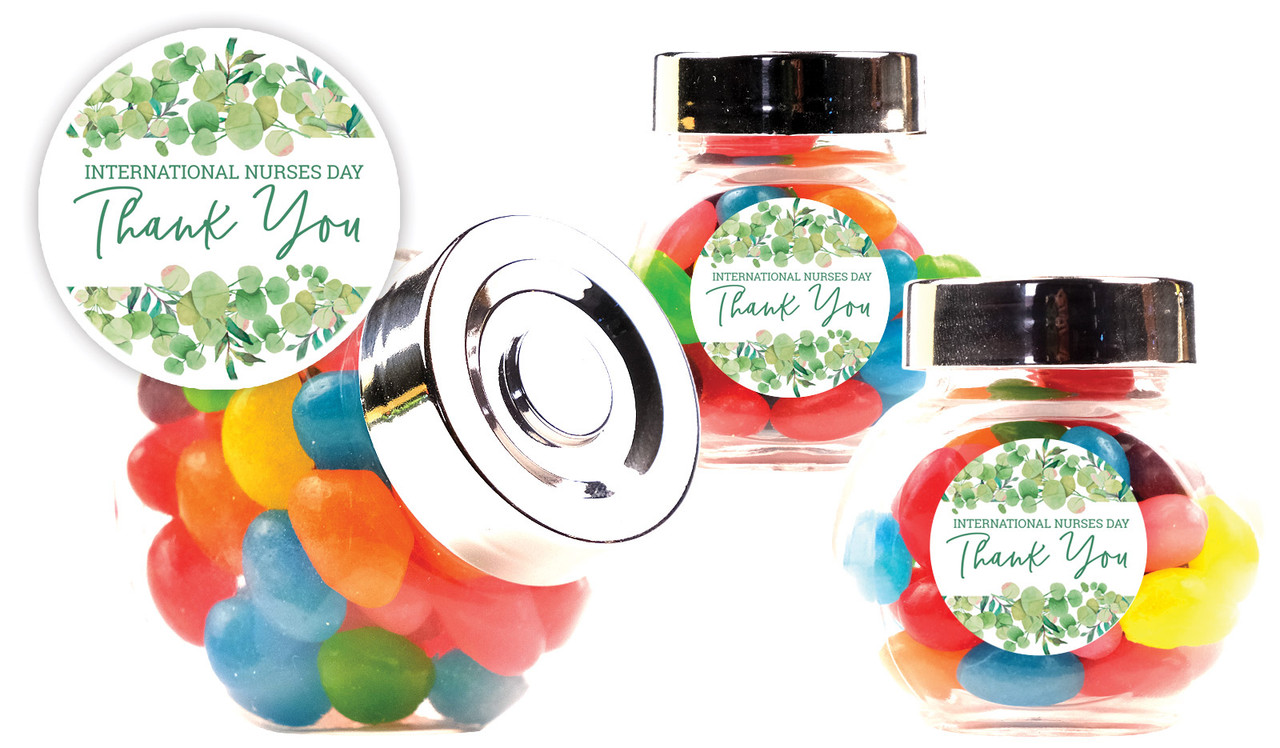 Eucalypt International Nurses Day Personalised Mini Candy Jar
