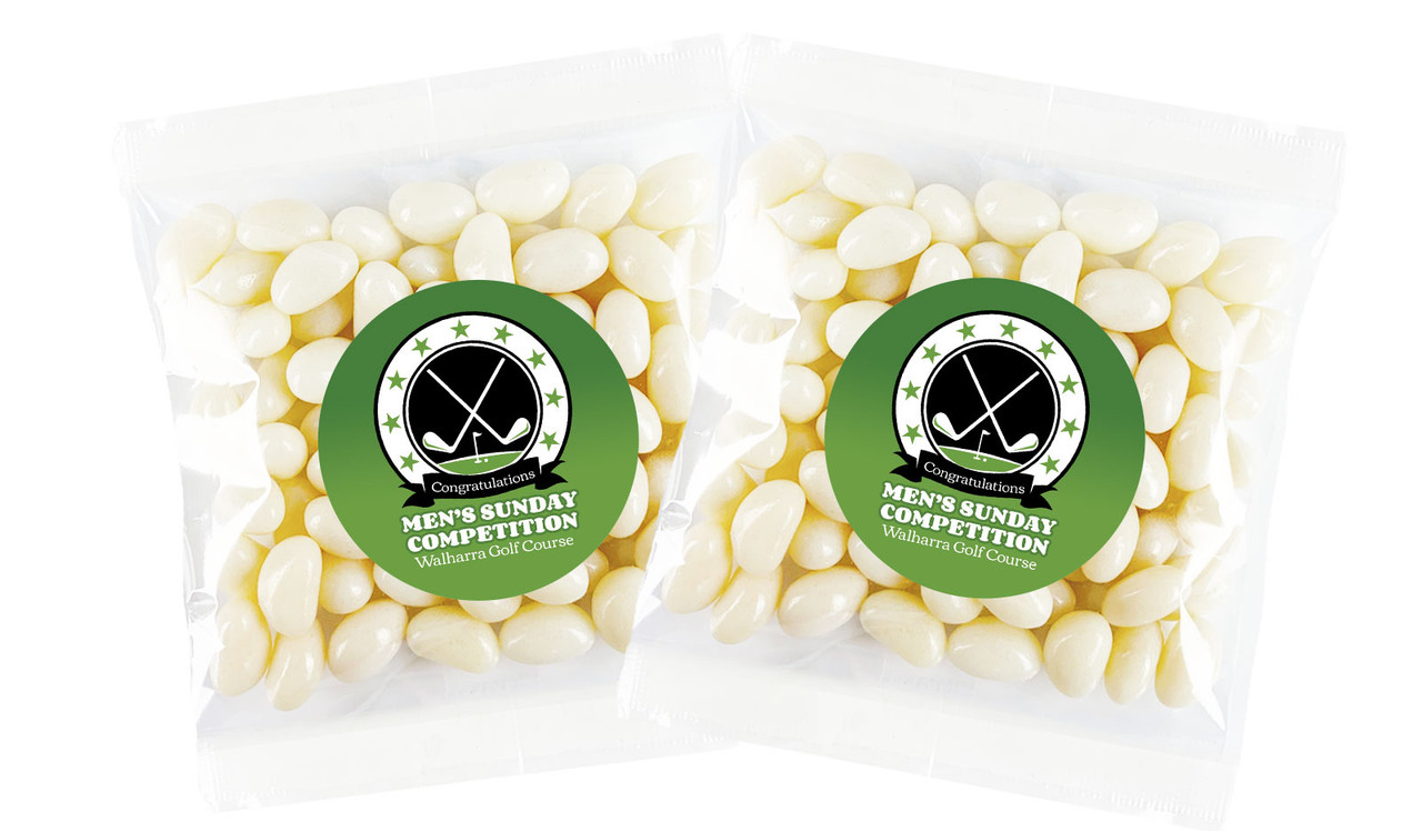 Golf Emblem Personalised Lolly Bag (Choice Of Fillings)