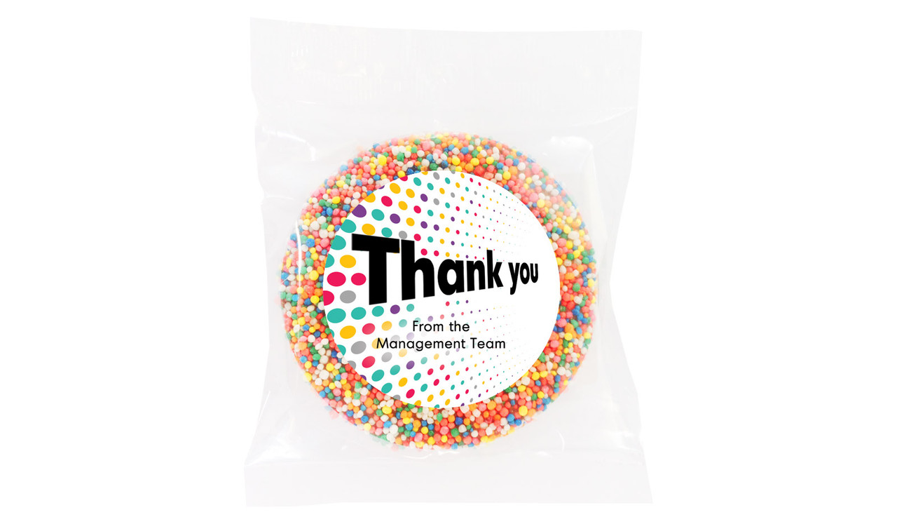 Dynamic Dots Thank You Chocolate Freckle